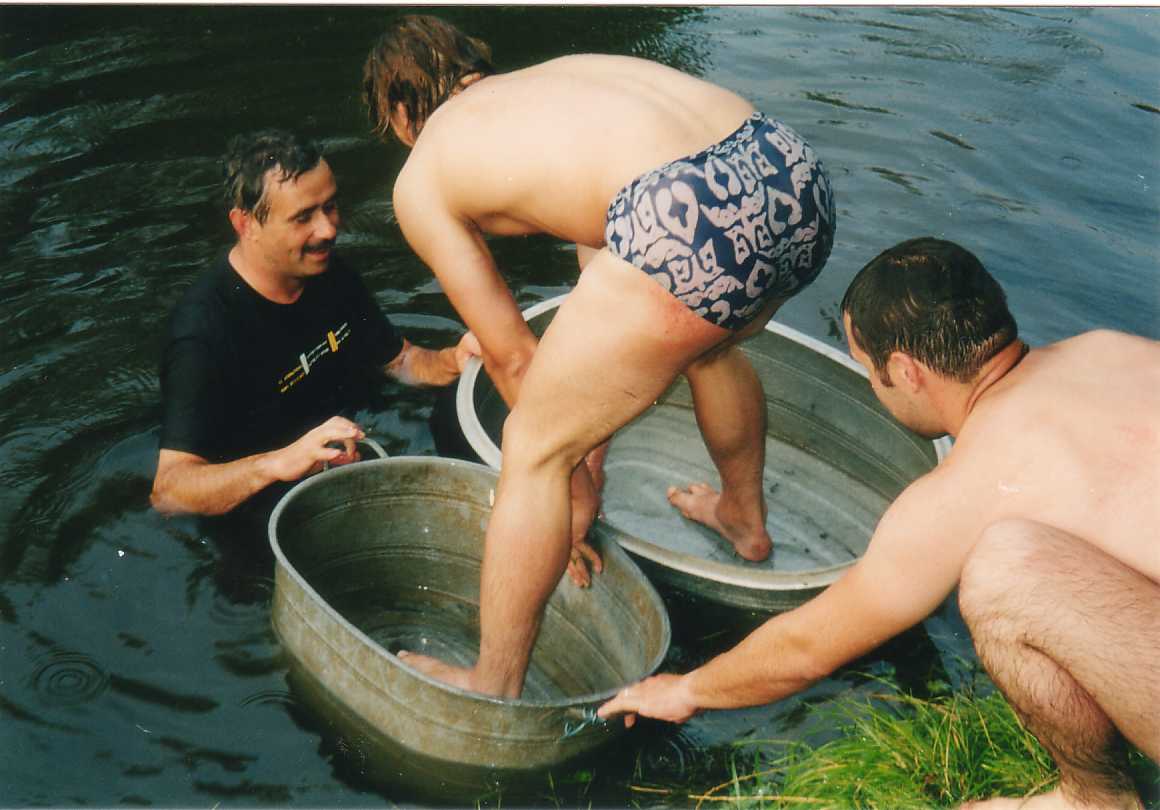 Es wurden sogar kleine artistische Einlagen dargeboten...  Bild von Familie Richter