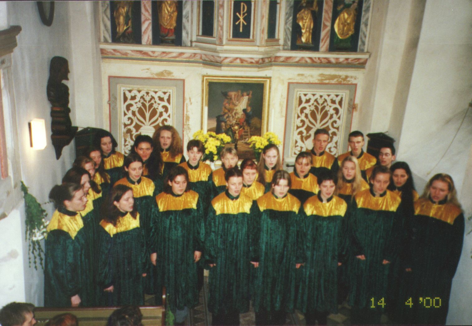 Ein mitreißendes Konzert in der Kopodaer Kirche veranstaltete der Gospelchor des Gymnasiums Pößneck.