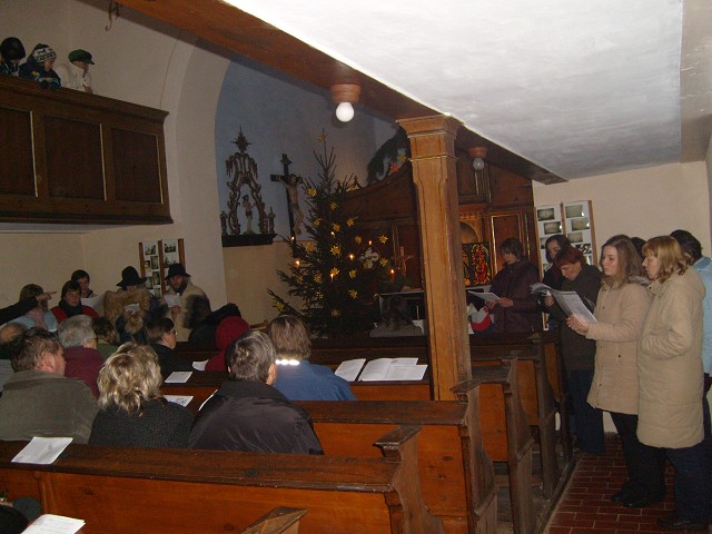 Weihnachten 2007 in der burgwitzer Kirche. Aufgenommen von Rico Krause am 24.12.2007.